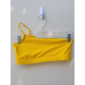 KAOHS Bright Yellow Swim Top Women Size M.